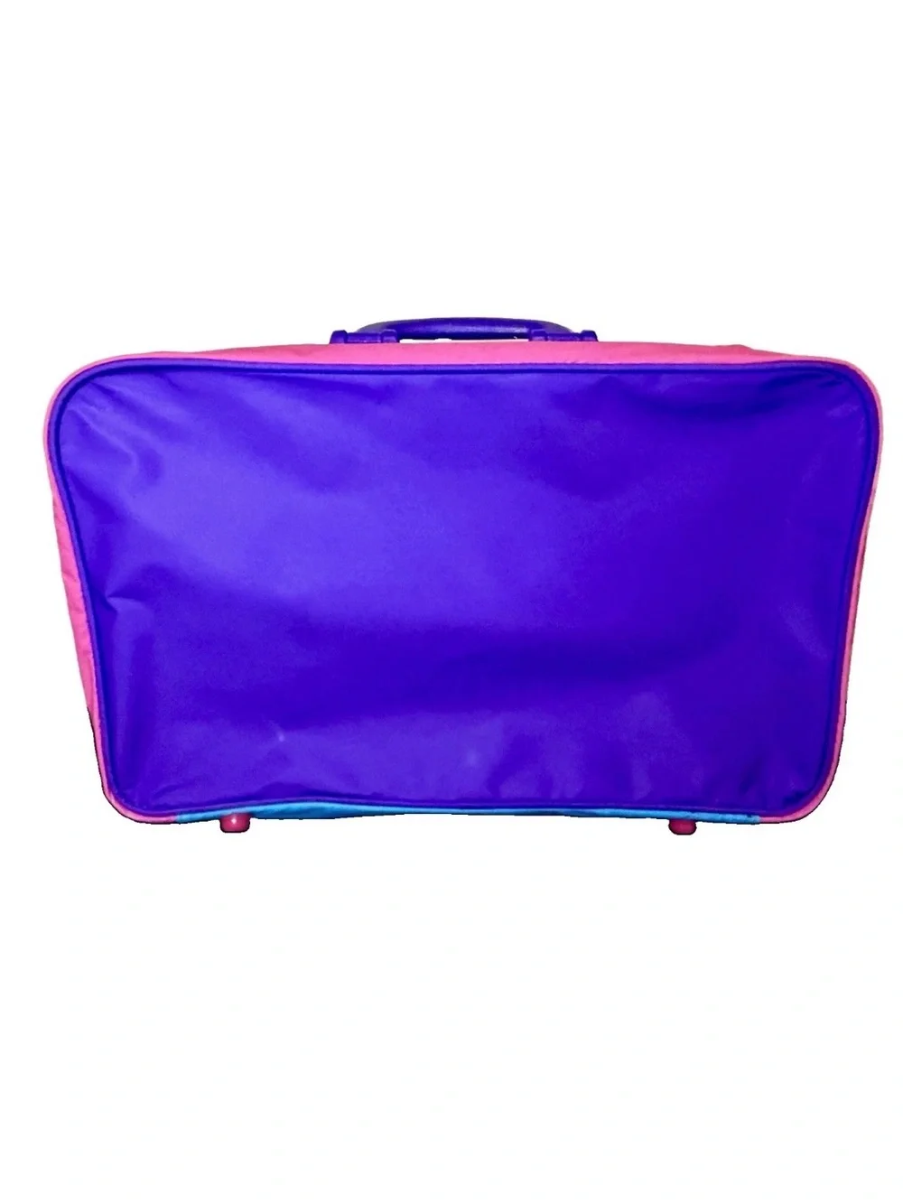 RARE 90s Kittens & Balloons Small Suitcase Lisa Frank Overnight Bag w/ Handle